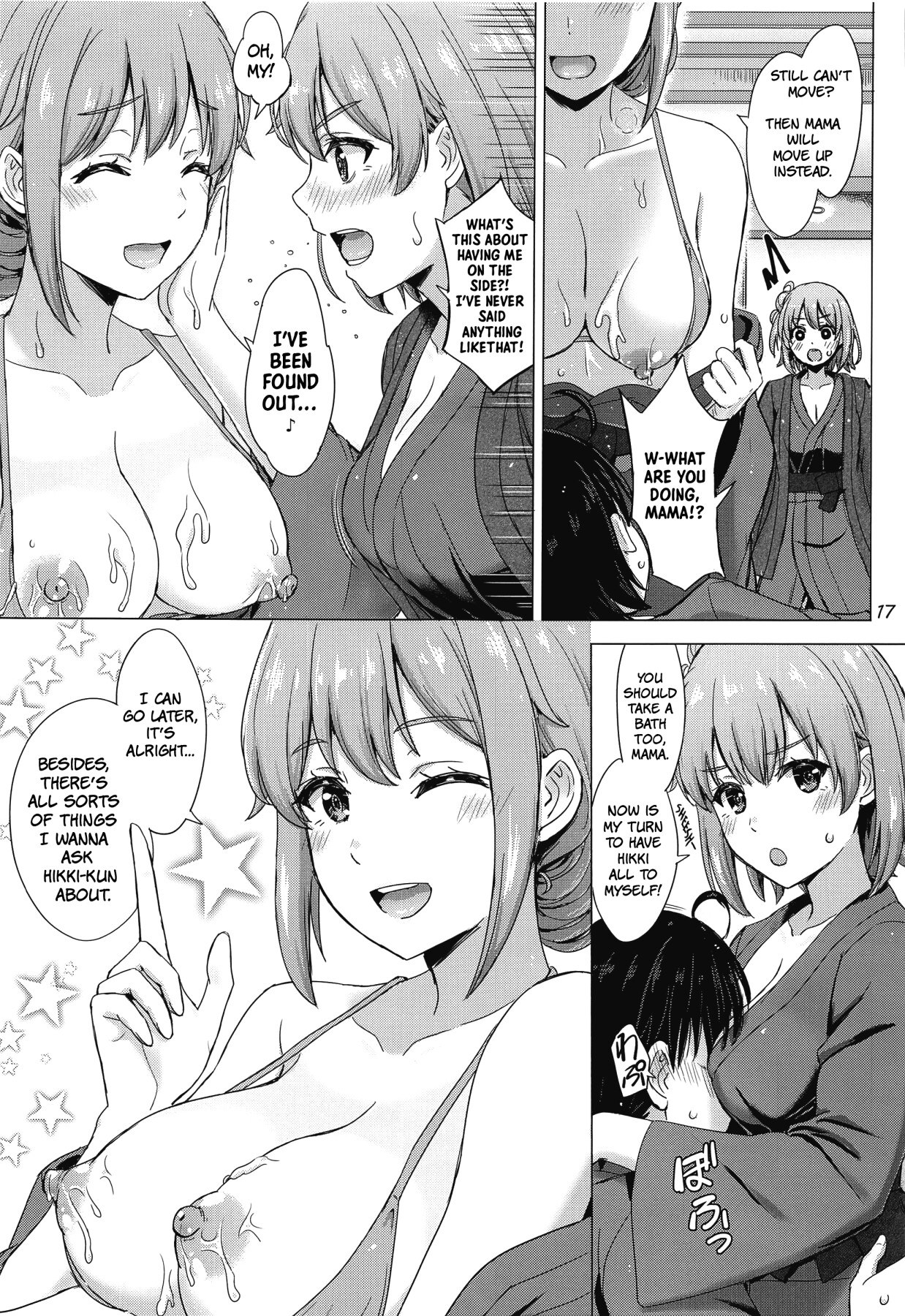 Hentai Manga Comic-A Passionate Summer Resort with the Yuigahamas-Read-16